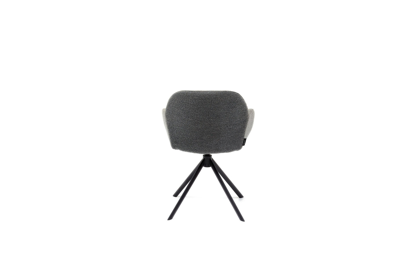 HelloChair HC30 Lon eetkamerstoel Alpine Grey spinpoot zwart