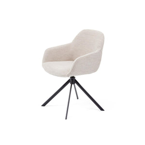 HelloChair HC30 Lon eetkamerstoel Alpine Naturel spinpoot zwart