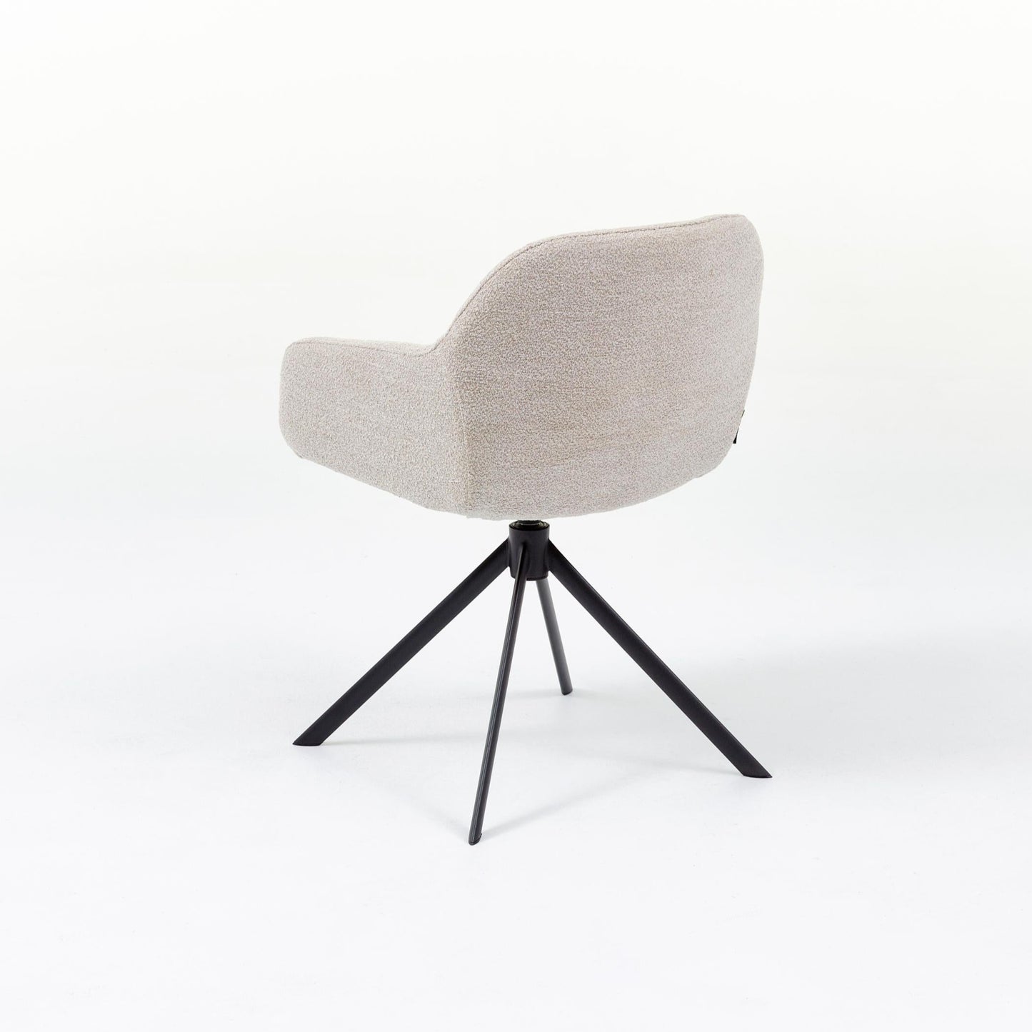 HelloChair HC30 Lon eetkamerstoel Alpine Naturel spinpoot zwart
