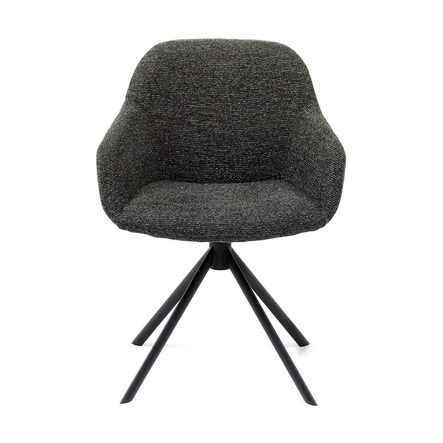HelloChair HC30 Lon eetkamerstoel Sneak Antraciet spinpoot zwart