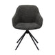 HelloChair HC30 Lon eetkamerstoel Sneak Antraciet spinpoot zwart