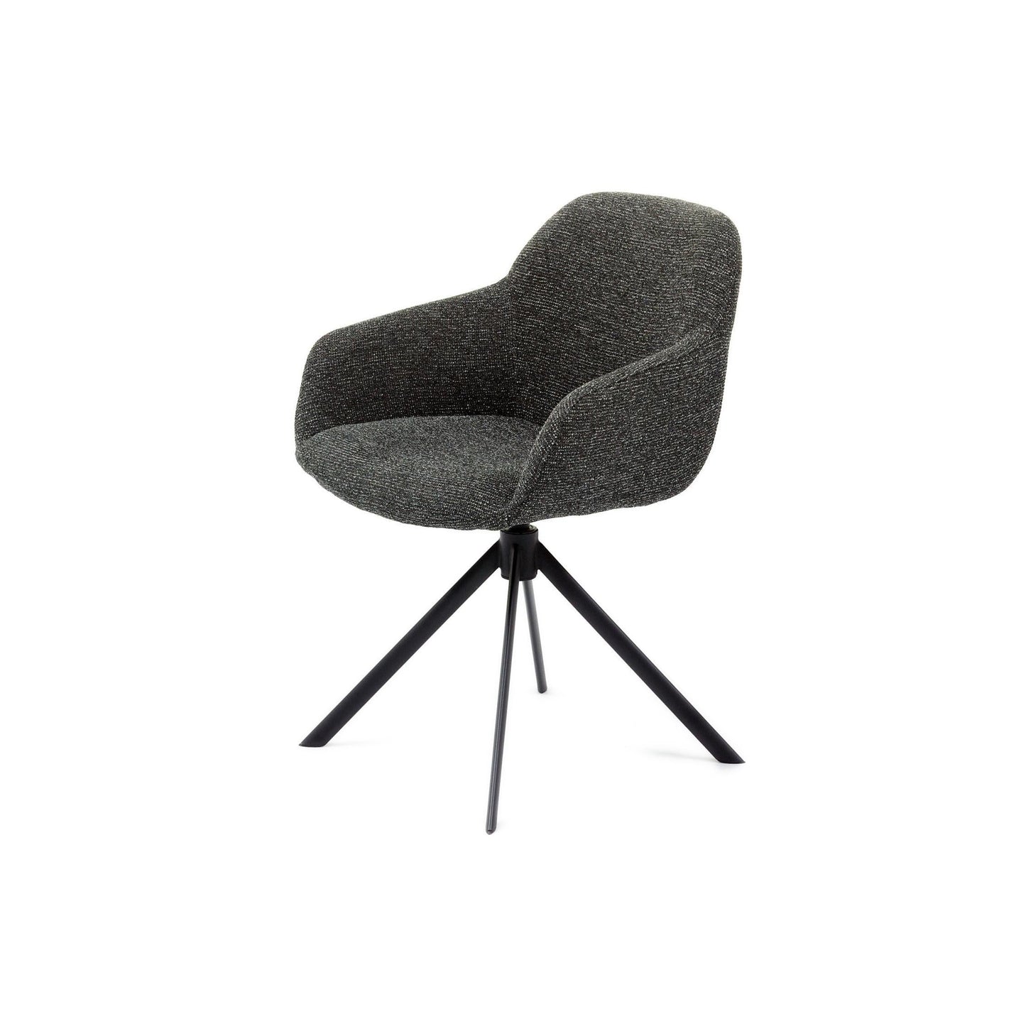HelloChair HC30 Lon eetkamerstoel Sneak Antraciet spinpoot zwart