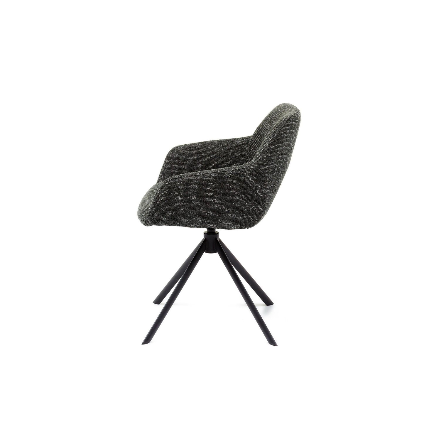 HelloChair HC30 Lon eetkamerstoel Sneak Antraciet spinpoot zwart