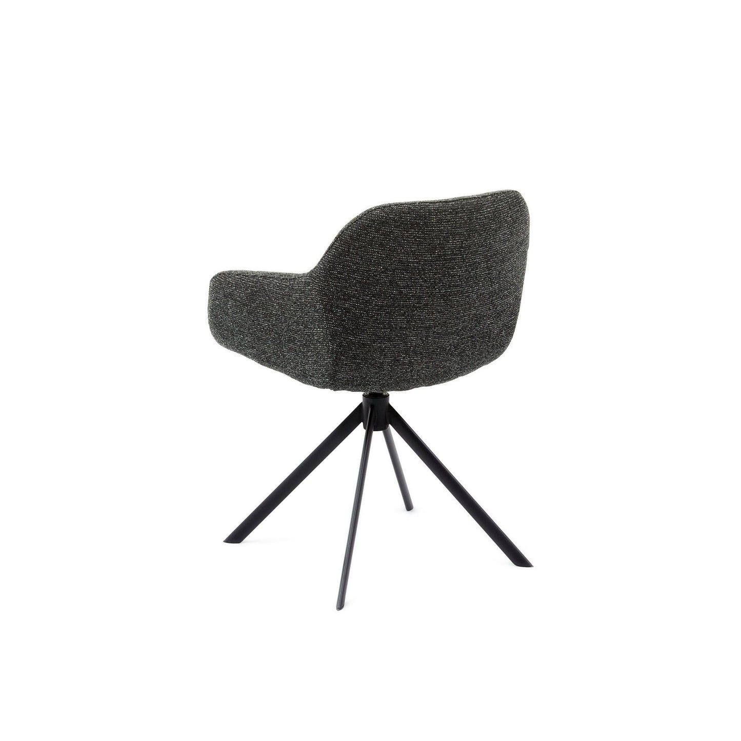 HelloChair HC30 Lon eetkamerstoel Sneak Antraciet spinpoot zwart
