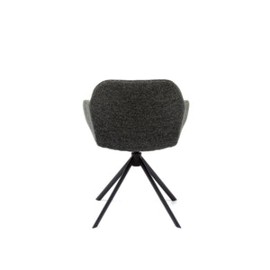 HelloChair HC30 Lon eetkamerstoel Sneak Antraciet spinpoot zwart