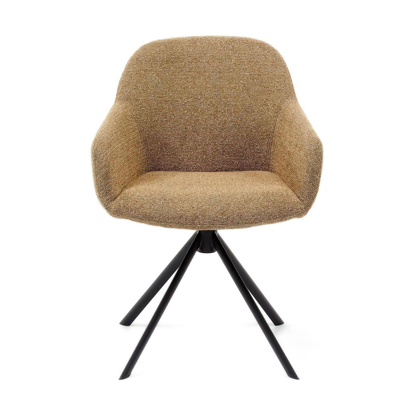HelloChair HC30 Lon eetkamerstoel Sneak Caramel spinpoot zwart