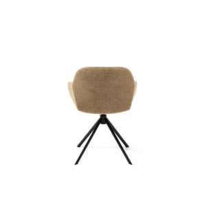 HelloChair HC30 Lon eetkamerstoel Sneak Caramel spinpoot zwart