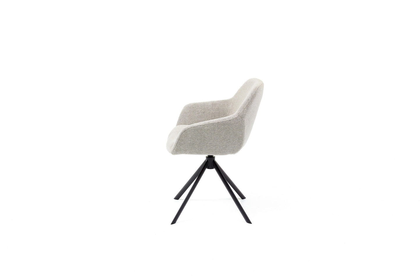 HelloChair HC30 Lon eetkamerstoel Sneak Naturel spinpoot zwart