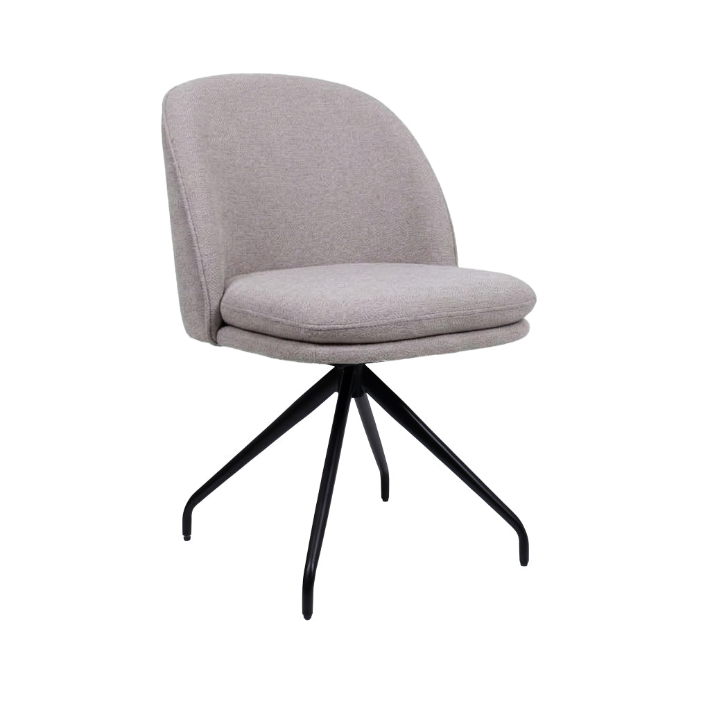 HelloChair HC20 Xess eetkamerstoel Beach Beige spinpoot zwart