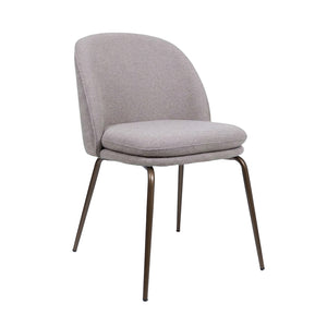 HelloChair HC20 Xess eetkamerstoel Beach Beige vierpoot anodic brown