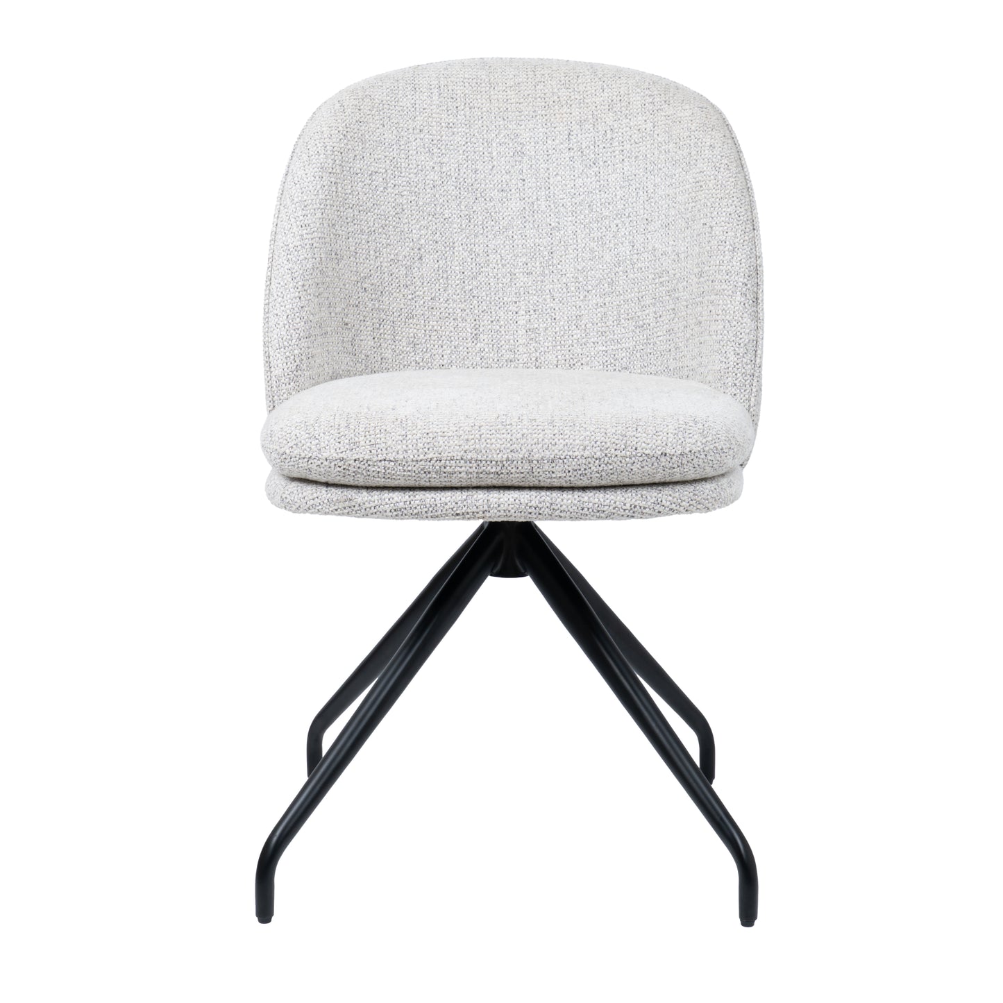 HelloChair HC20 Xess eetkamerstoel Milan Greige spinpoot zwart
