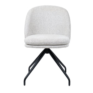 HelloChair HC20 Xess eetkamerstoel Milan Greige spinpoot zwart