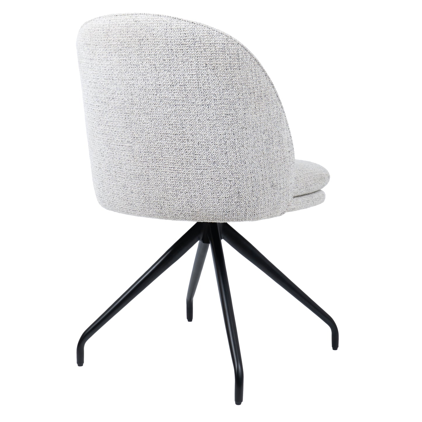 HelloChair HC20 Xess eetkamerstoel Milan Greige spinpoot zwart