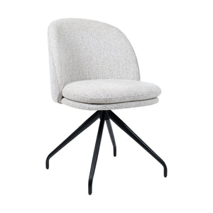 HelloChair HC20 Xess eetkamerstoel Milan Greige spinpoot zwart