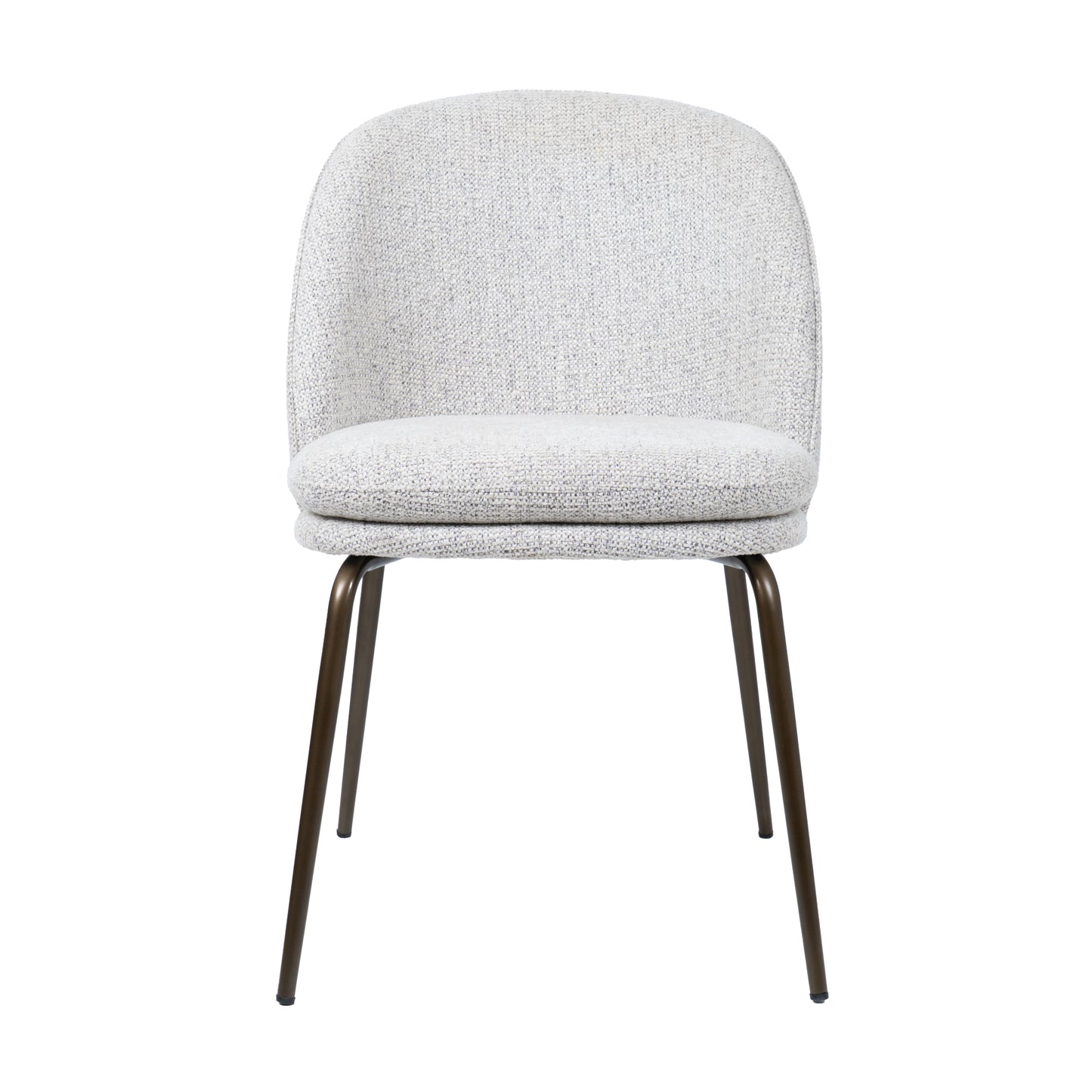 HelloChair HC20 Xess eetkamerstoel Milan Greige vierpoot anodic brown
