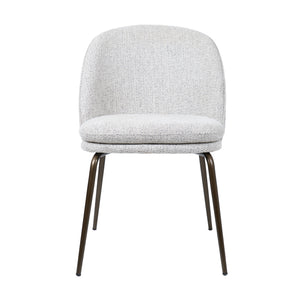 HelloChair HC20 Xess eetkamerstoel Milan Greige vierpoot anodic brown