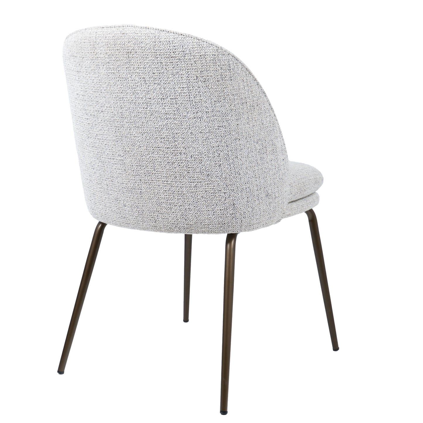 HelloChair HC20 Xess eetkamerstoel Milan Greige vierpoot anodic brown