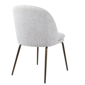 HelloChair HC20 Xess eetkamerstoel Milan Greige vierpoot anodic brown