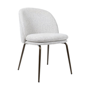 HelloChair HC20 Xess eetkamerstoel Milan Greige vierpoot anodic brown