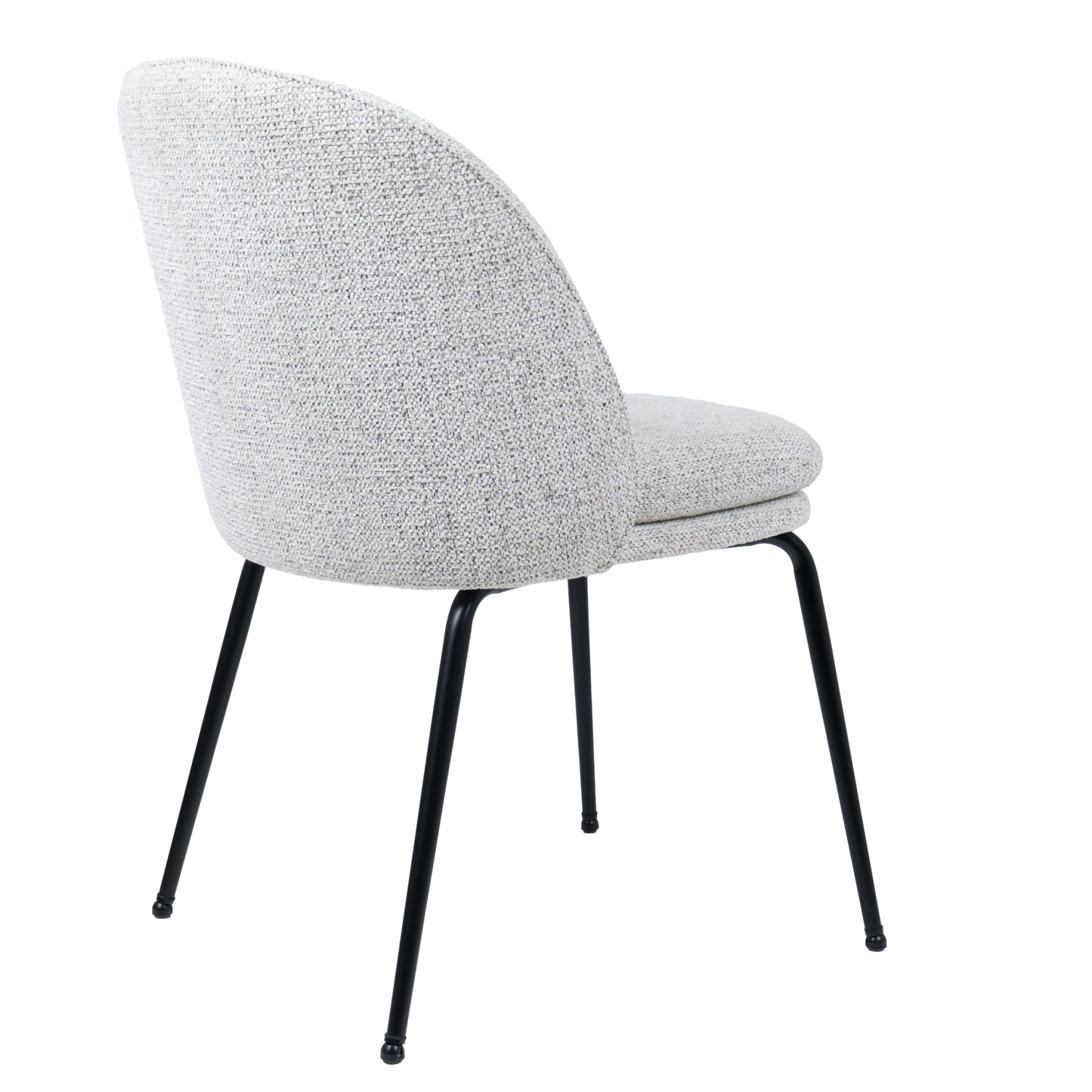 HelloChair HC20 Xess eetkamerstoel Milan Greige vierpoot zwart