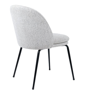 HelloChair HC20 Xess eetkamerstoel Milan Greige vierpoot zwart
