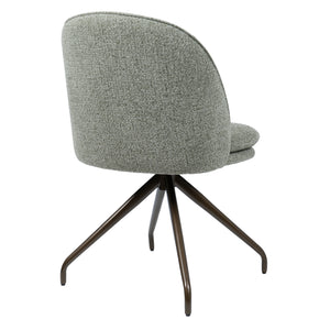 HelloChair HC20 Xess eetkamerstoel Milan Leaf spinpoot anodic brown