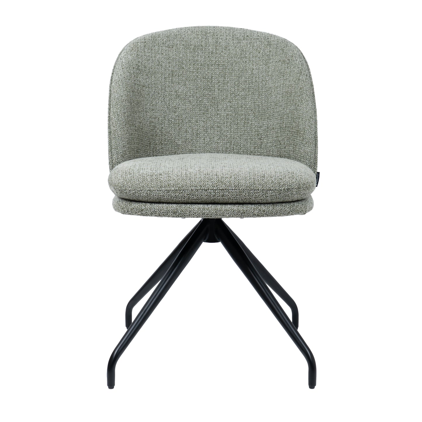 HelloChair HC20 Xess eetkamerstoel Milan Leaf spinpoot zwart
