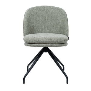 HelloChair HC20 Xess eetkamerstoel Milan Leaf spinpoot zwart
