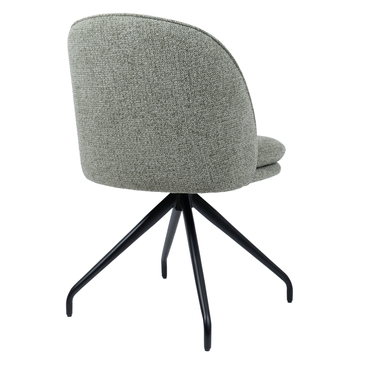 HelloChair HC20 Xess eetkamerstoel Milan Leaf spinpoot zwart
