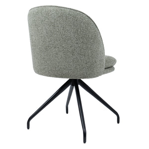 HelloChair HC20 Xess eetkamerstoel Milan Leaf spinpoot zwart