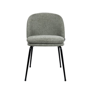HelloChair HC20 Xess eetkamerstoel Milan Leaf vierpoot zwart