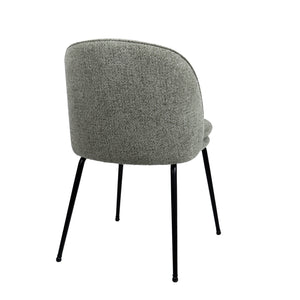 HelloChair HC20 Xess eetkamerstoel Milan Leaf vierpoot zwart