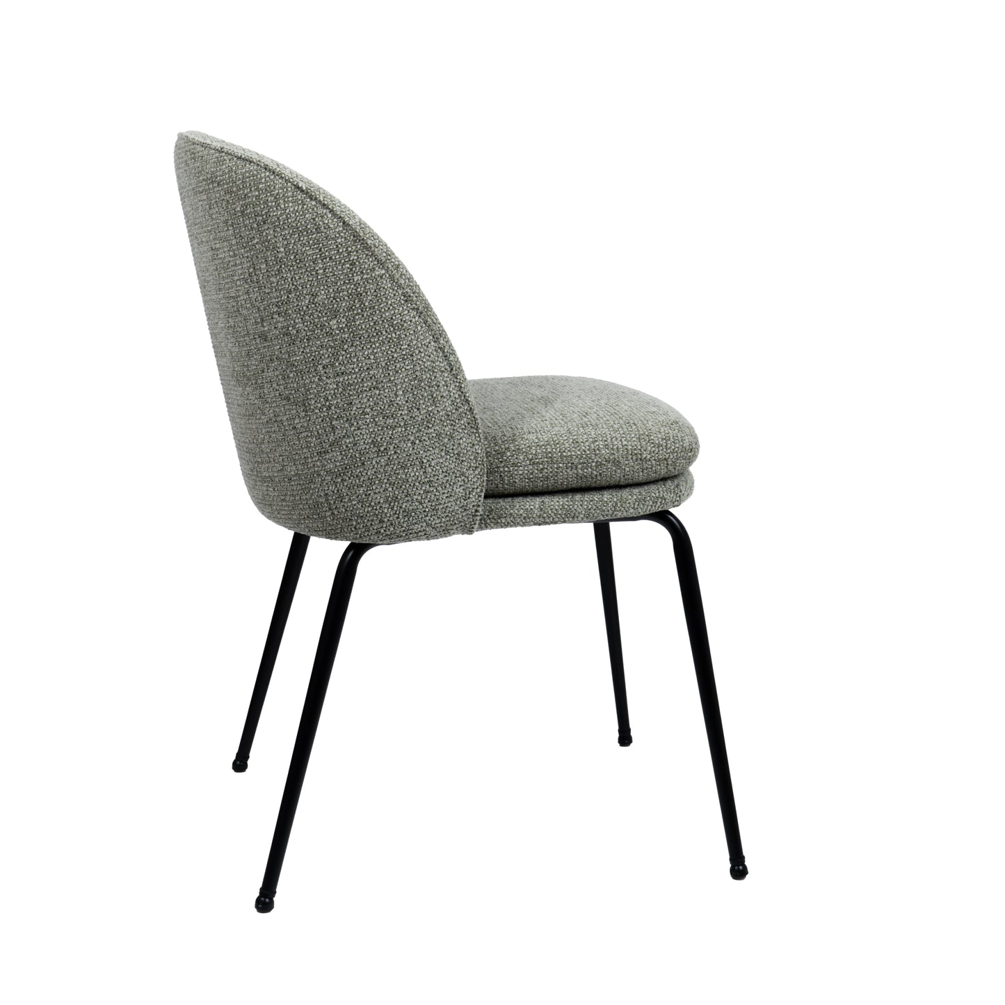 HelloChair HC20 Xess eetkamerstoel Milan Leaf vierpoot zwart