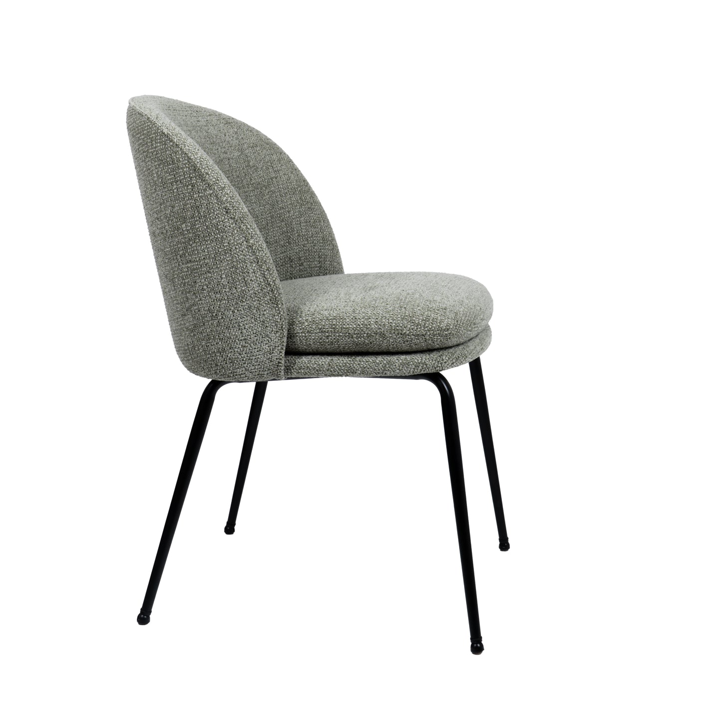 HelloChair HC20 Xess eetkamerstoel Milan Leaf vierpoot zwart