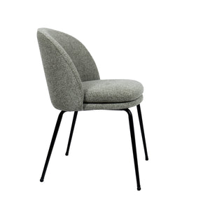 HelloChair HC20 Xess eetkamerstoel Milan Leaf vierpoot zwart
