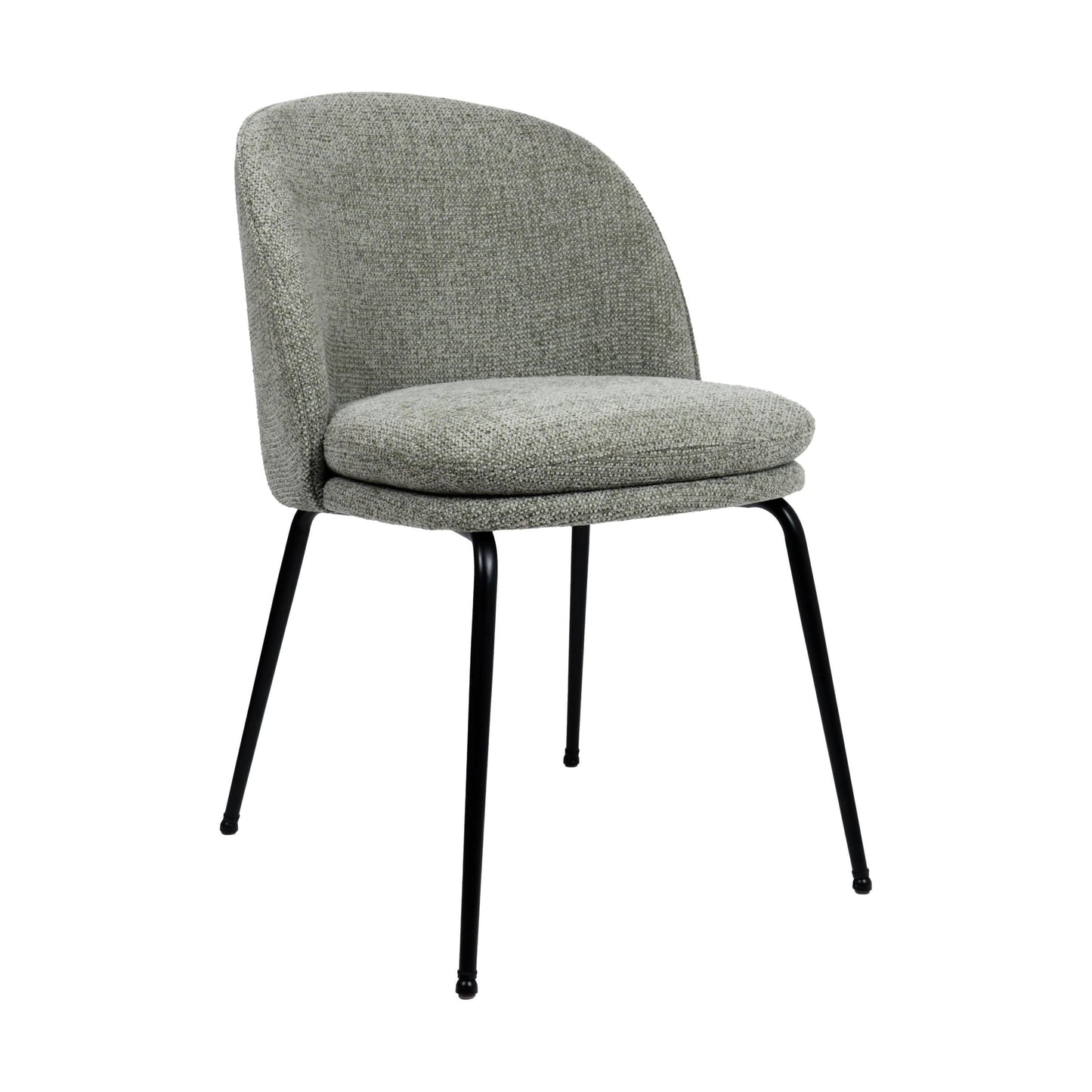 HelloChair HC20 Xess eetkamerstoel Milan Leaf vierpoot zwart