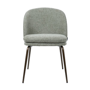 HelloChair HC20 Xess eetkamerstoel Milan Leaf vierpoot anodic brown