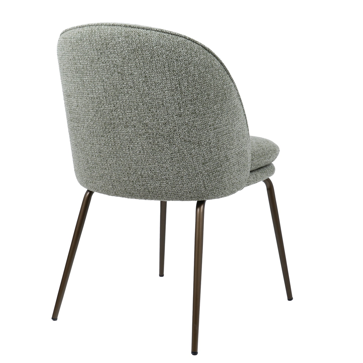 HelloChair HC20 Xess eetkamerstoel Milan Leaf vierpoot anodic brown