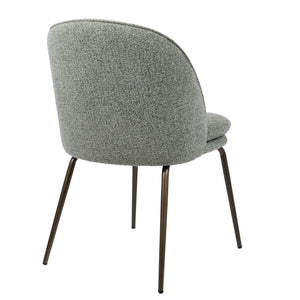 HelloChair HC20 Xess eetkamerstoel Milan Leaf vierpoot anodic brown