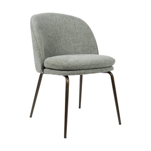 HelloChair HC20 Xess eetkamerstoel Milan Leaf vierpoot anodic brown