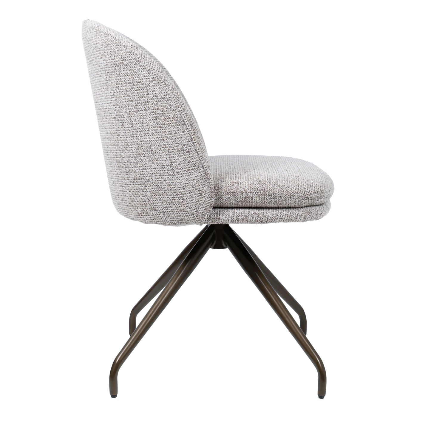 HelloChair HC20 Xess eetkamerstoel Milan Wheat vierpoot anodic brown