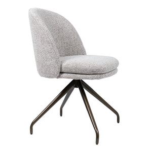 HelloChair HC20 Xess eetkamerstoel Milan Wheat spinpoot anodic brown
