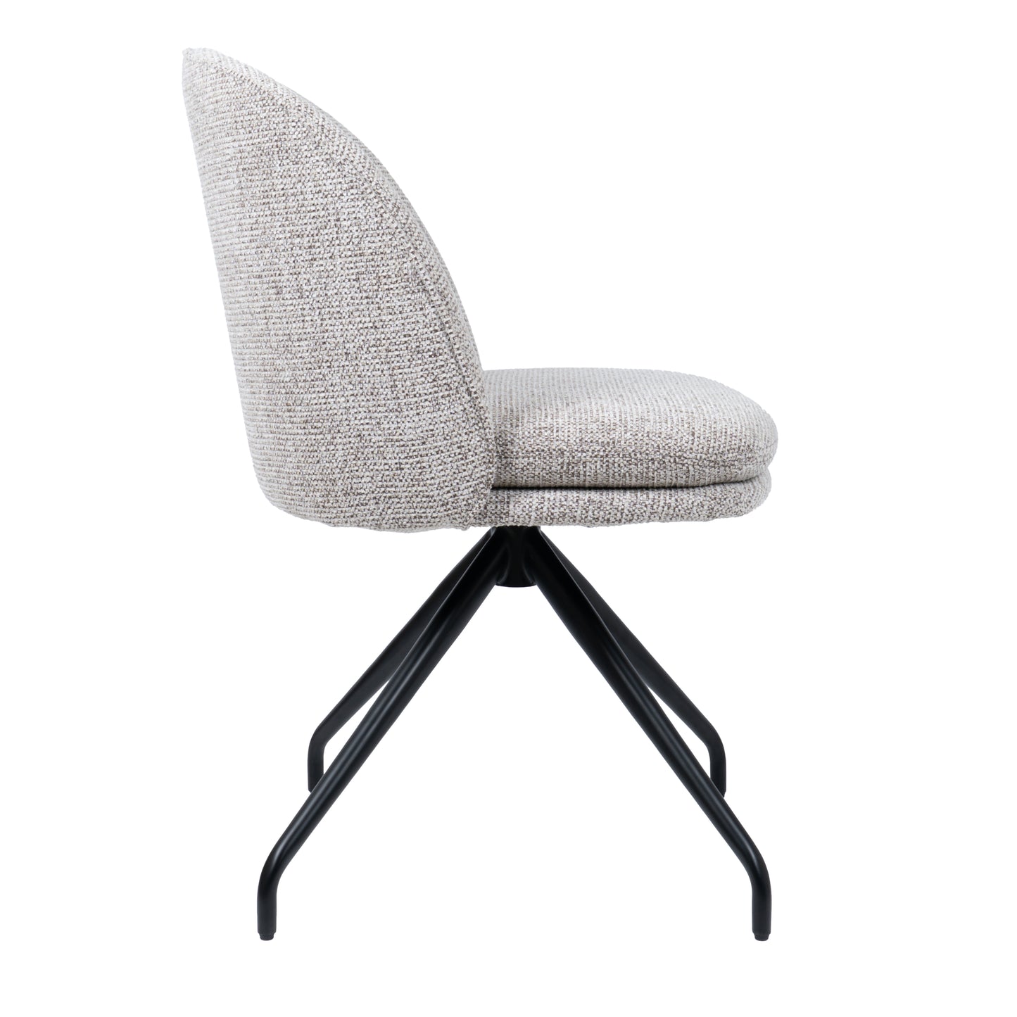 HelloChair HC20 Xess eetkamerstoel Milan Wheat spinpoot zwart