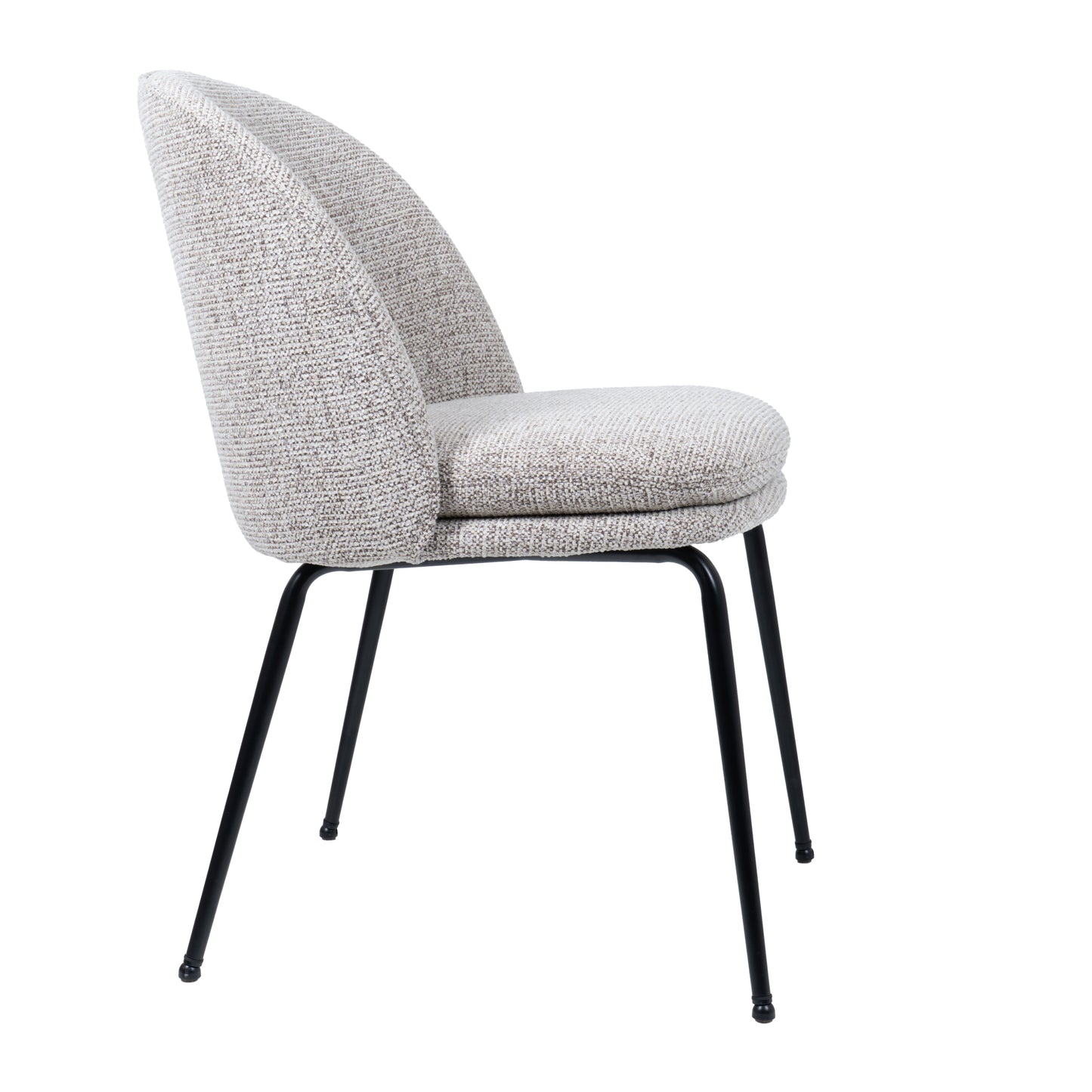 HelloChair HC20 Xess eetkamerstoel Milan Wheat vierpoot zwart