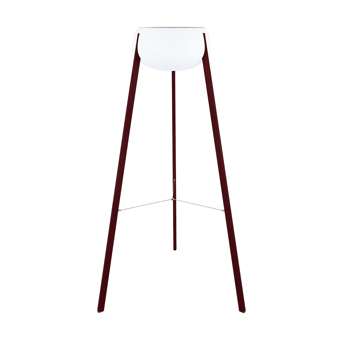 Fermob Yunos Solar vloerlamp Black Cherry