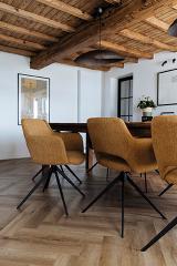 HelloChair HC31 Lillem eetkamerstoel Alpine Naturel spinpoot zwart
