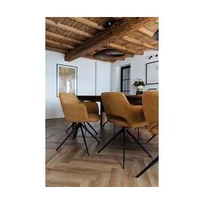 HelloChair HC31 Lillem eetkamerstoel San Remo Curry spinpoot zwart