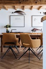 HelloChair HC31 Lillem eetkamerstoel San Remo Naturel spinpoot zwart