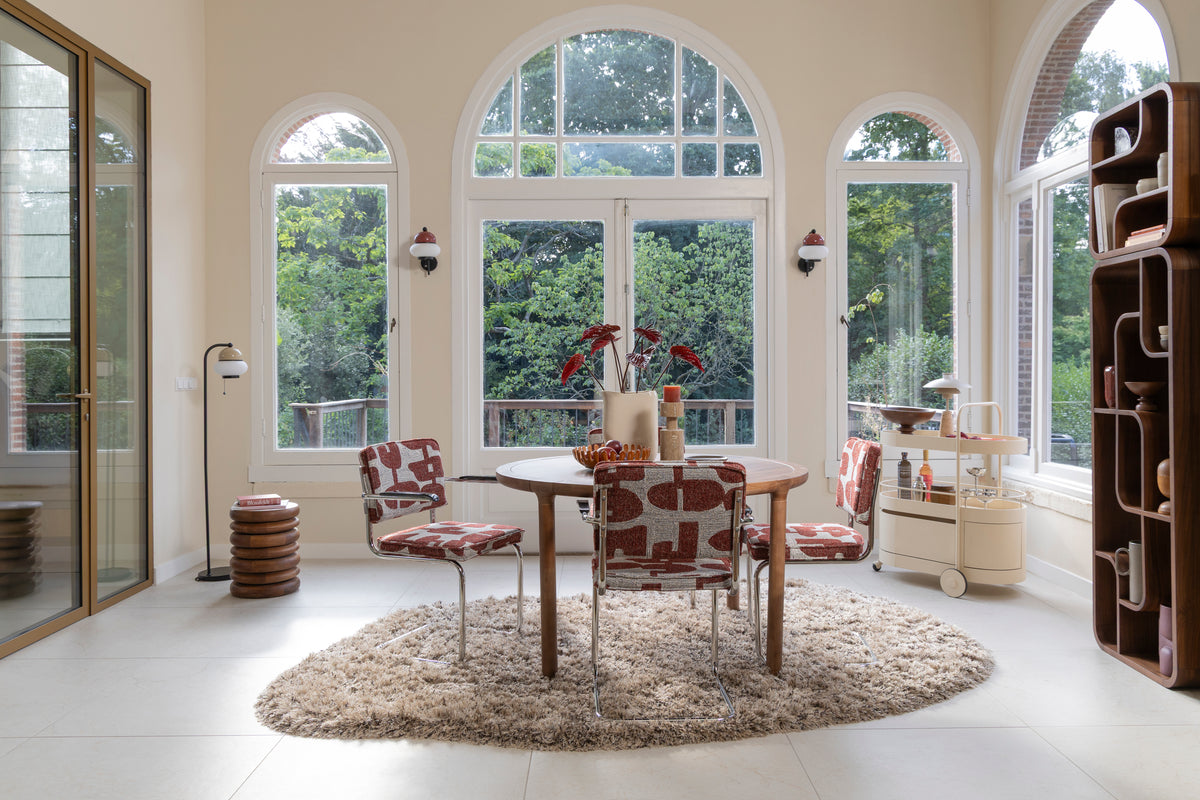 Zuiver Ridge Deco eetkamerstoel Red