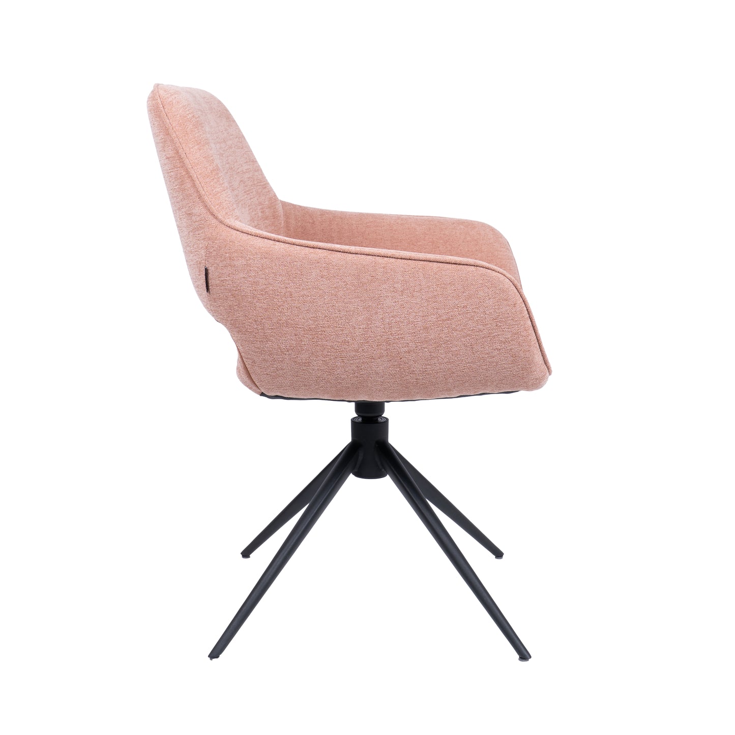 HelloChair HC27 Zasu eetkamerstoel Beach Roze spinpoot zwart